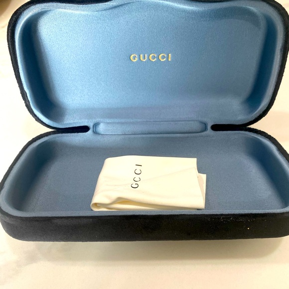 Gucci  Blue and Black Eyeglass Case - Picture 1 of 3